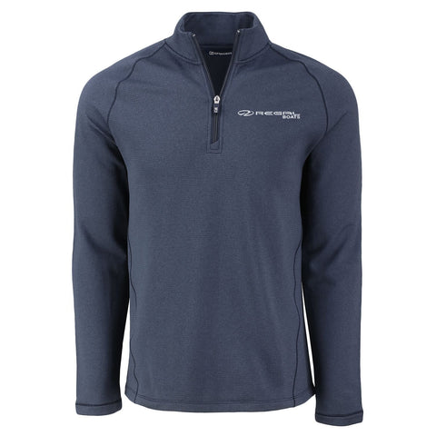 Cutter and Buck Fleece 1/4 Zip Navy - Mens