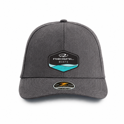 Heathered Grey Hat - Regal Rubber PVC Patch