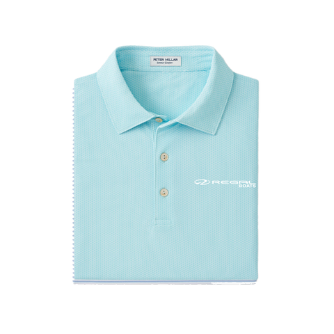 Mens Performance Polo Geometric